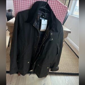 Barbour Men's Dark Brown Military Jacket